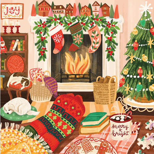 Christmas Cozy Vibes 550 Piece Jigsaw Puzzle