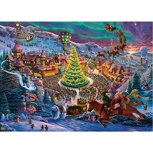 Santa's North Pole 1000 Piece Jigsaw Puzzle
