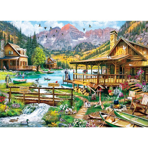 Canoes For Rent 1000 Piece Jigsaw Puzzle