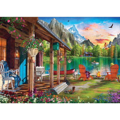 Evening On The Lake 1000 Piece Jigsaw Puzzle
