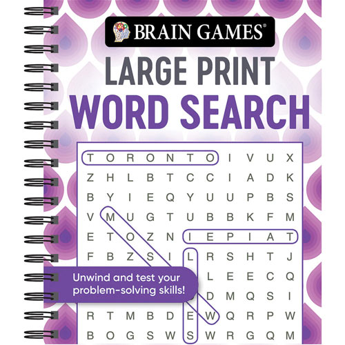 Large Print Puzzle Book - Word Search