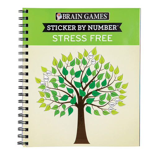 Sticker By Number Stress Free Book