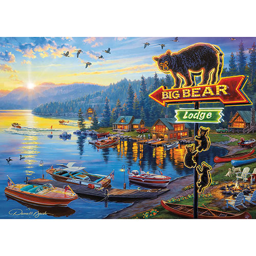 Big Bear Lodge 500 Piece Jigsaw Puzzle