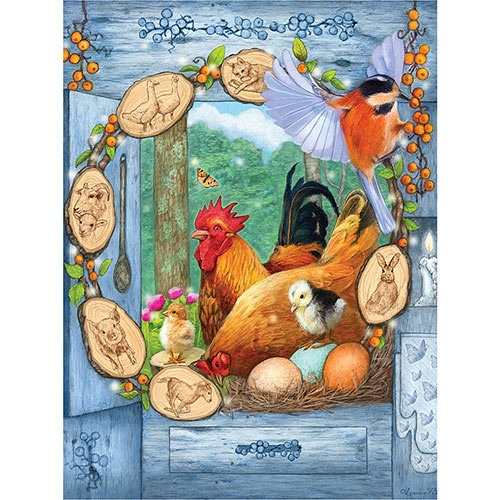 Welcome Spring 300 Large Piece Jigsaw Puzzle