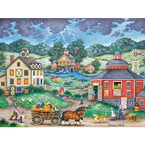 Racing The Storm 300 Large Piece Jigsaw Puzzle