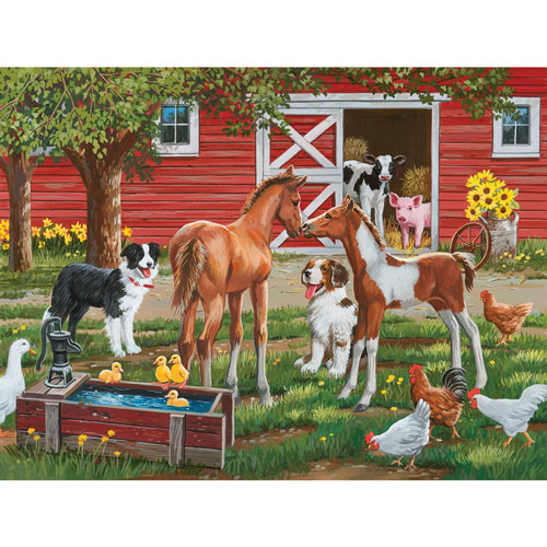 Welcome the New Pony 300 Large Piece Jigsaw Puzzle