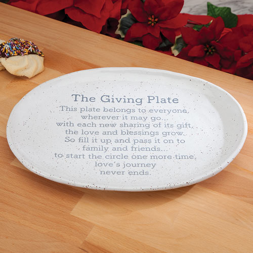 Farmhouse Giving Plate