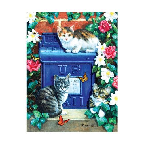Mailbox Kittens 300 Large Piece Jigsaw Puzzle