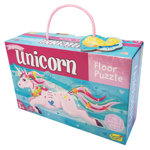 Shimmering Unicorn Kids Floor Puzzle