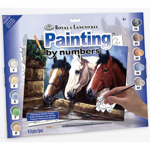 Paint By Number Kit - Three of a Kind