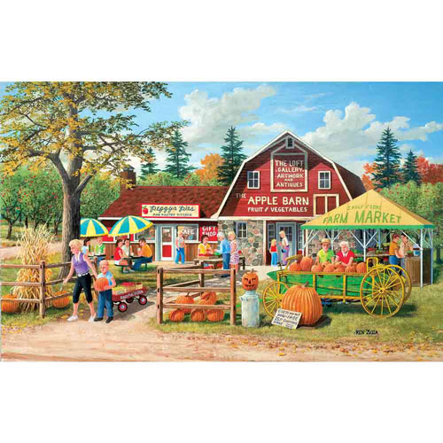 Harvest Market 550 Piece Jigsaw Puzzle