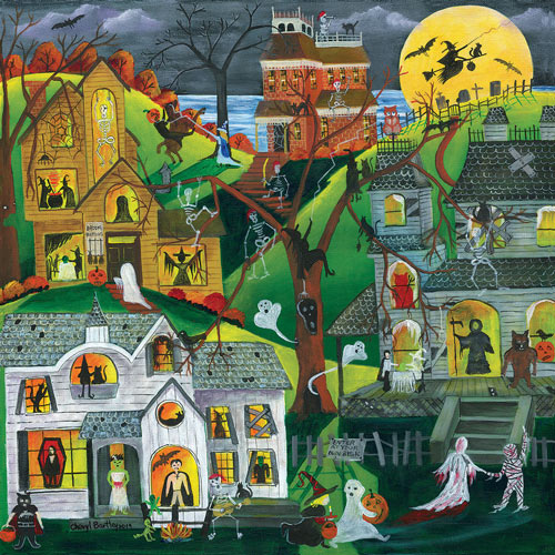 Dark, Eerie And Full Of Treats 500 Piece Jigsaw Puzzle