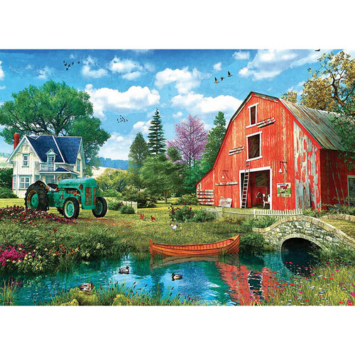 The Red Barn 1000 Piece Jigsaw Puzzle