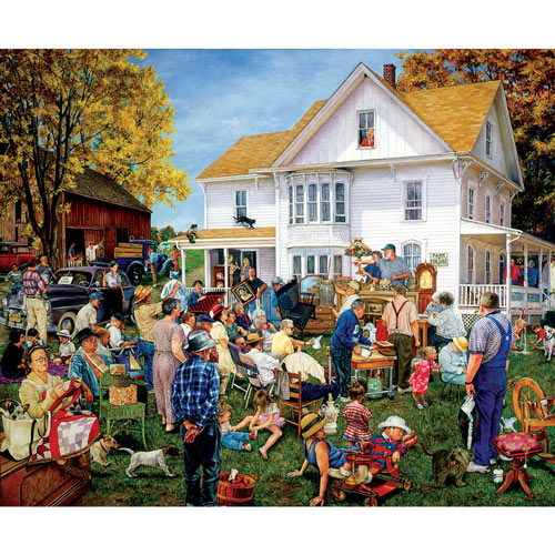 Farmhouse Auction 1000 Piece Jigsaw Puzzle