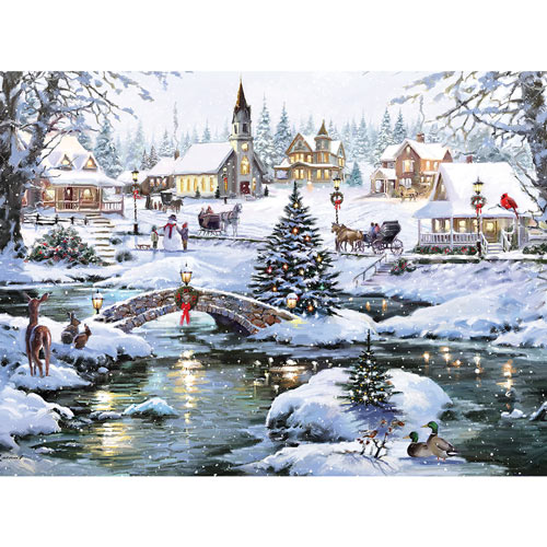 Icy Lights 300 Large Piece Jigsaw Puzzle