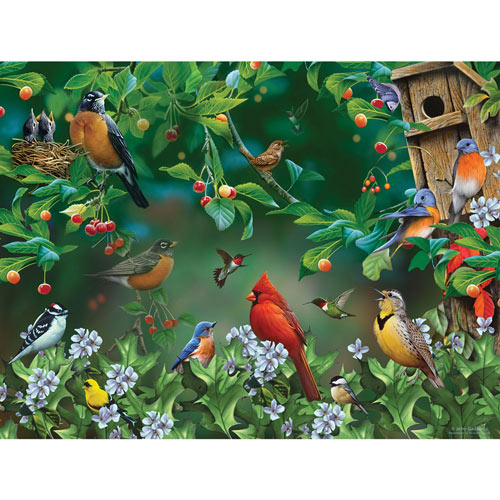 Bird Festival 300 Large Piece Jigsaw Puzzle