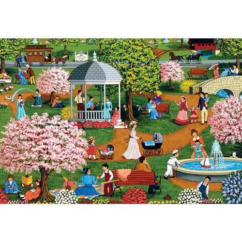 Mother's Day At The Park 500 Piece Jigsaw Puzzle