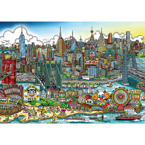 A Day at the Beach 1000 Piece Jigsaw Puzzle