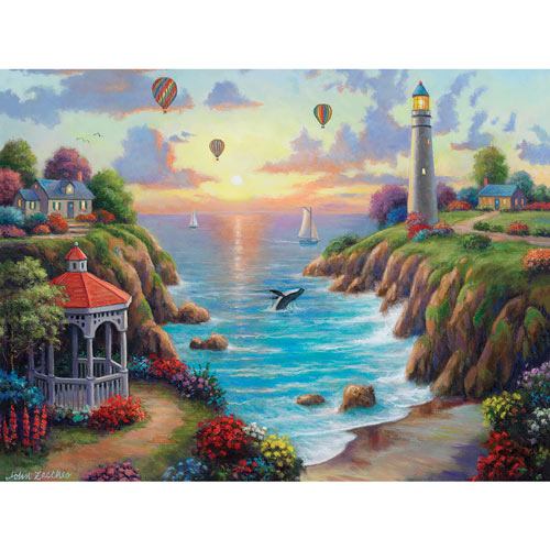 Sunset Over Paradise Cove 500 Piece Jigsaw Puzzle