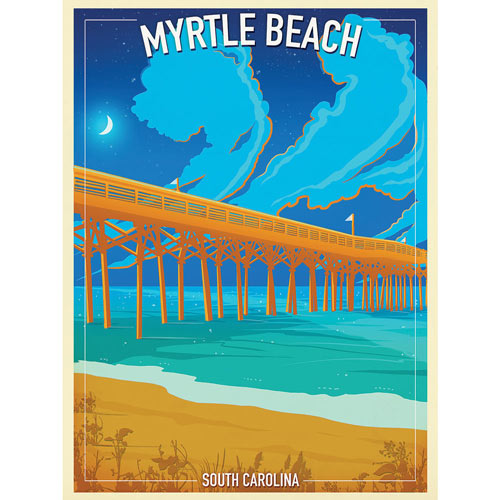 Myrtle Beach 300 Large Piece Jigsaw Puzzle