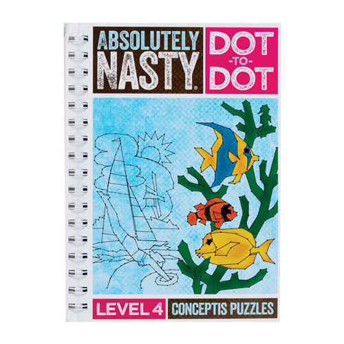 Absolutely Nasty[R]Dot-To-Dot Level 4 Book
