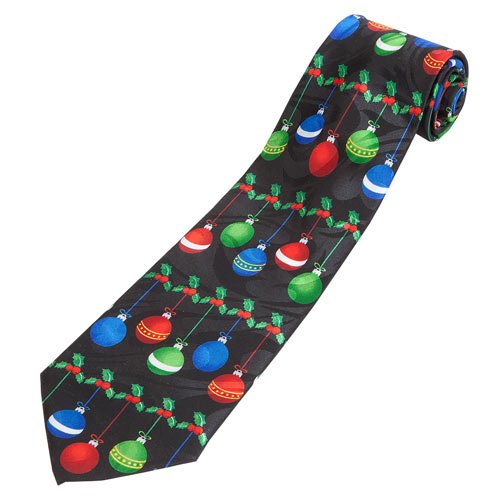 Christmas Ornaments Tie