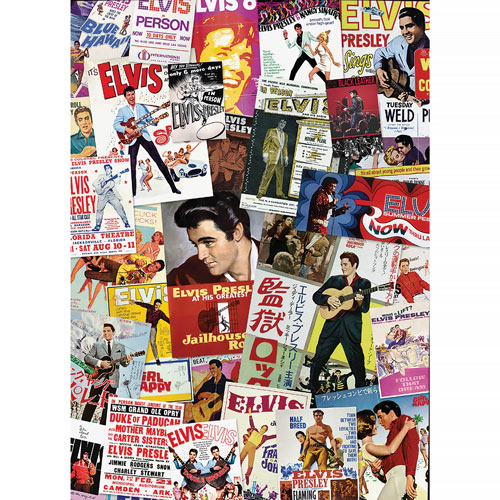 Elvis Movie Posters 1000 Piece Jigsaw Puzzle