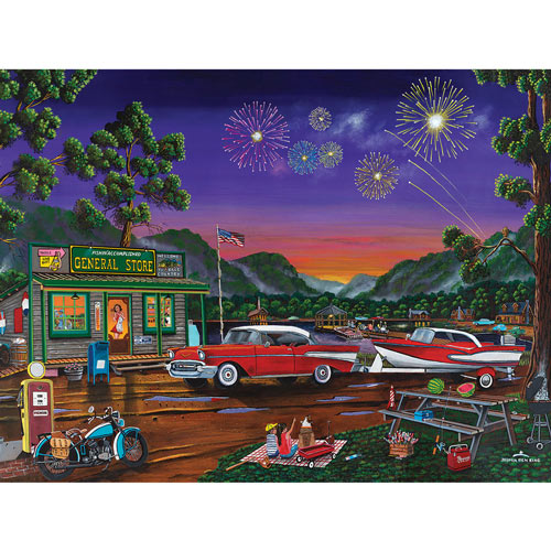 Fishin' Accomplished 500 Piece Jigsaw Puzzle