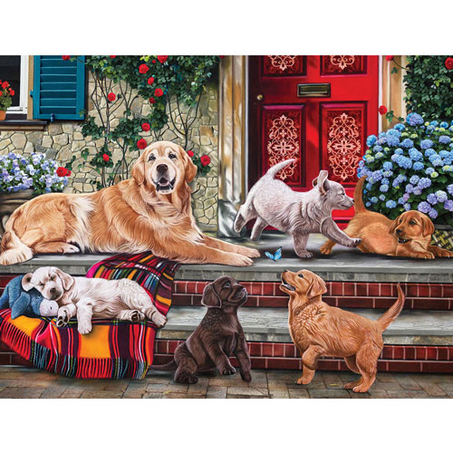 Dog Family 500 Piece Jigsaw Puzzle