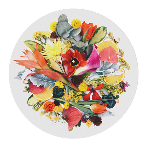 Lush Floral 500 Piece Round Shaped Jigsaw Puzzle