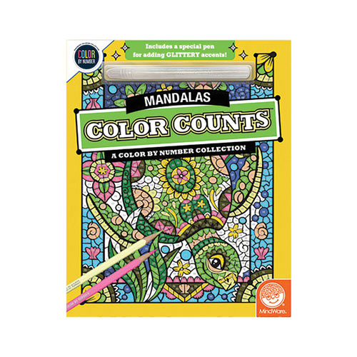 Color Counts Glitter Book- Mandalas
