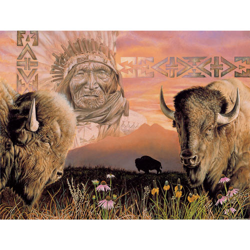 Keeper of the Plains 500 Piece Jigsaw Puzzle