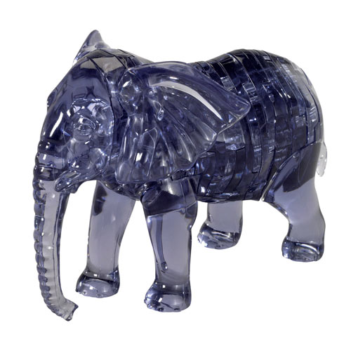 3D Crystal Elephant Puzzle