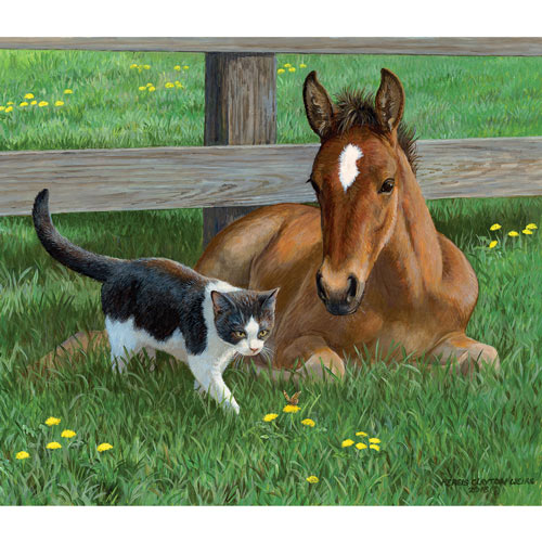 Look Out Butterfly 200 Large Piece Jigsaw Puzzle