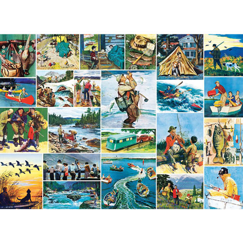 Outdoors Collage 1000 Piece Jigsaw Puzzle