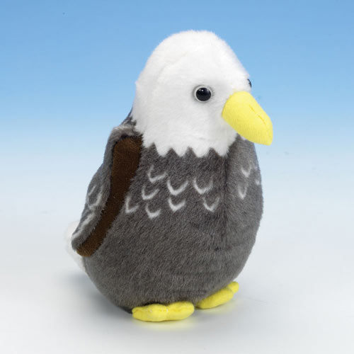 Singing Plush Song Bird - Bald Eagle