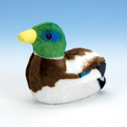 Singing Plush Song Bird - Mallard Duck