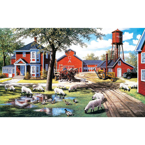 Farmyard Companions 300 Large Piece Jigsaw Puzzle