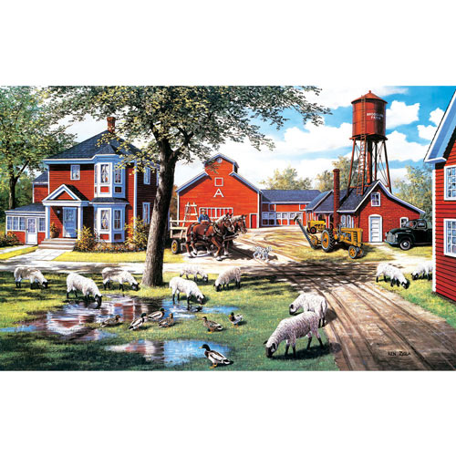 Farmyard Companions 550 Piece Jigsaw Puzzle