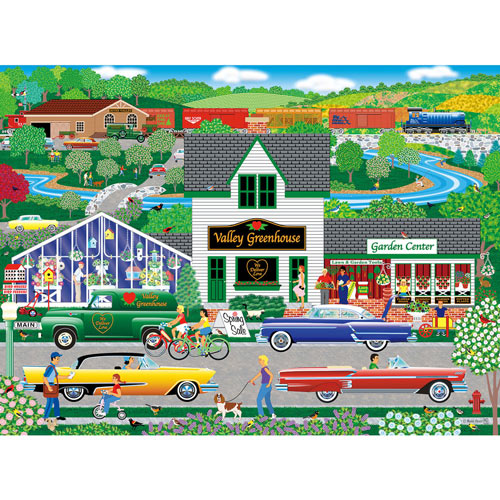 Flowers from the Valley 500 Piece Jigsaw Puzzle