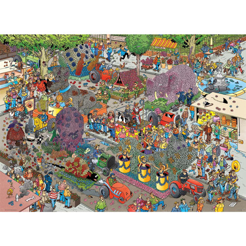 The Flower Parade 1000 Piece Jigsaw Puzzle
