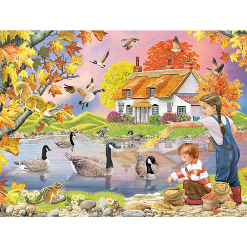 Welcoming Our Autumn Visitors 1000 Piece Jigsaw Puzzle