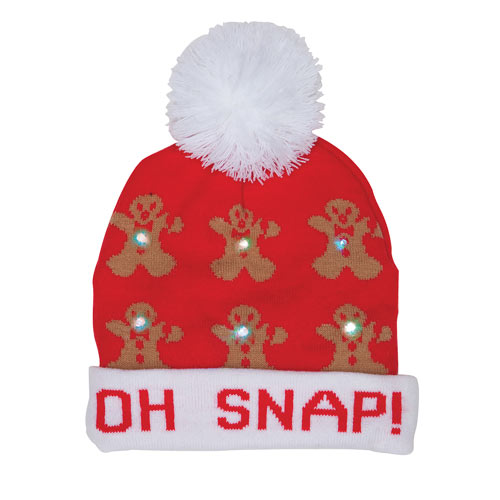 Light-Up Holiday Hat - Oh Snap!