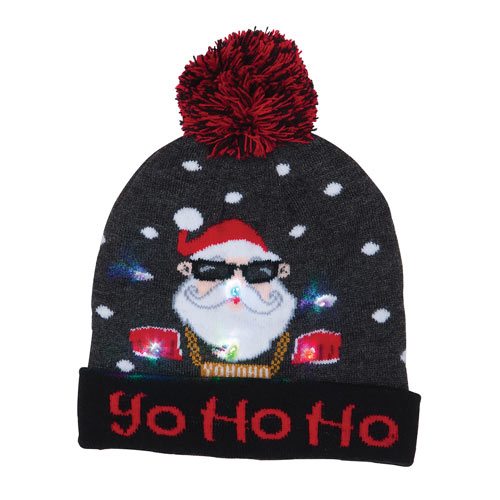 Light-Up Holiday Hat - Yo Ho Ho