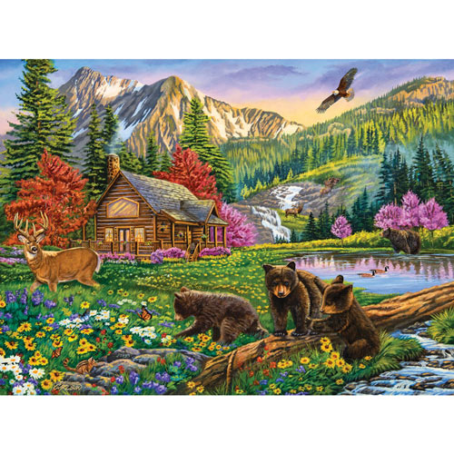 Mountain Hideaway 500 Piece Jigsaw Puzzle