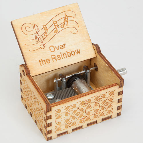 Wooden Music Box - Over The Rainbow