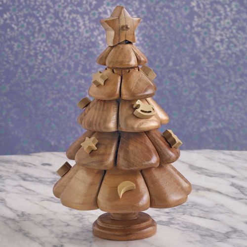 3D Wooden Christmas Tree Puzzle