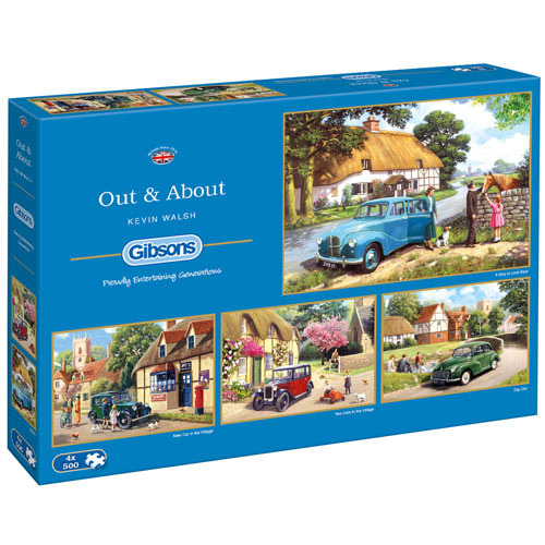 Out and About 500 Piece Multi Pack Jigsaw Puzzle 