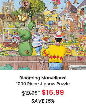 Blooming In Paradise 1000 Large Piece Jigsaw Puzzle