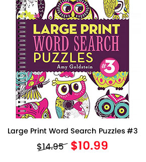 Large Print Word Search Puzzles #3